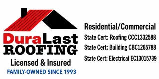 Duralast Roofing and Construction Largo FL logo