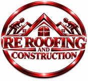 RE Roofing and Construction logo